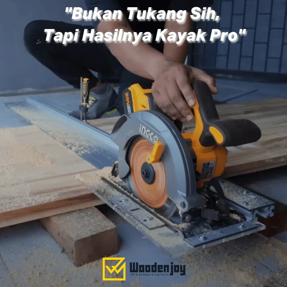 Tracksaw Woodenjoy Variasi Panjang 1,3 meter